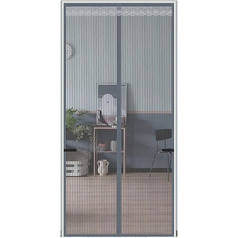 Magnetische Moskitonetztür, 140 X 210 Cm, Vollautomatischer Schließmechanismus, Ideal Zum Insektenschutz Auf Der Terrasse.