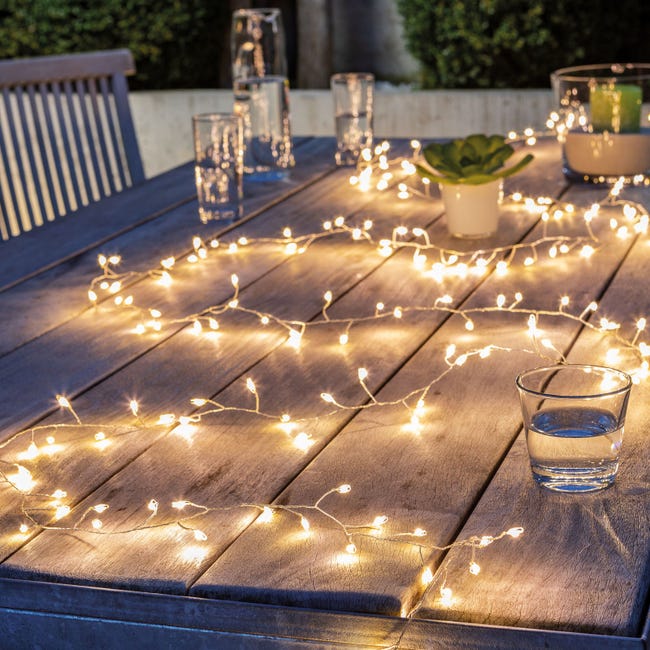 Led-girlande – Elfenbeinmilchstraße – 6 M – 240 Microleds
