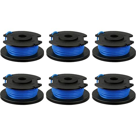 6er-pack Ersatzspulen Für Green Works Freischneider – 8,3 M Fadenlänge – 1,65 Mm Fadendurchmesser. Aafgvc