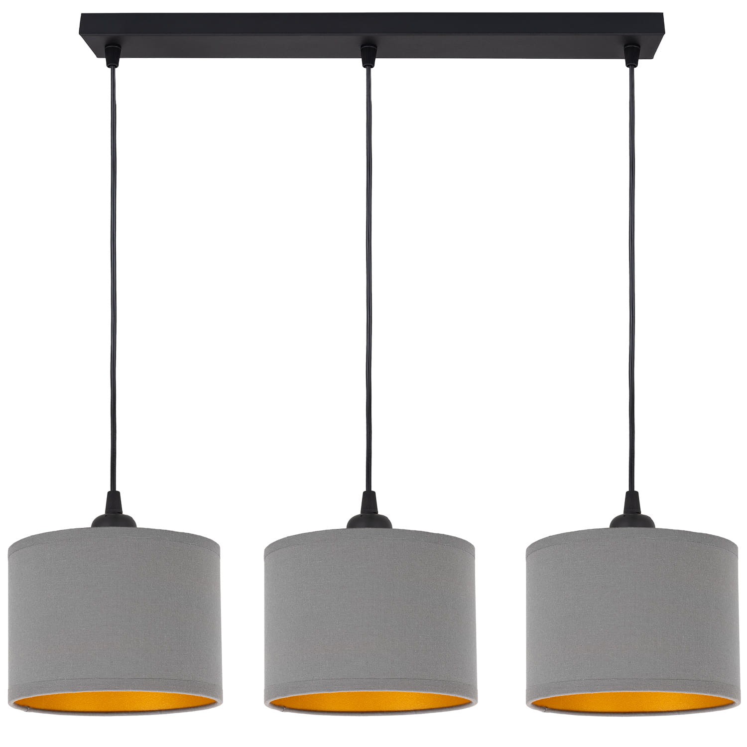 Tornado Am3p Lampe Grau-gold