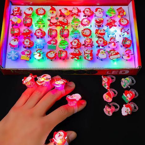 Set Mit 40 Led-leuchtringen. Ideal Für Kindergeburtstage, Musikfestivals Oder Weihnachten.