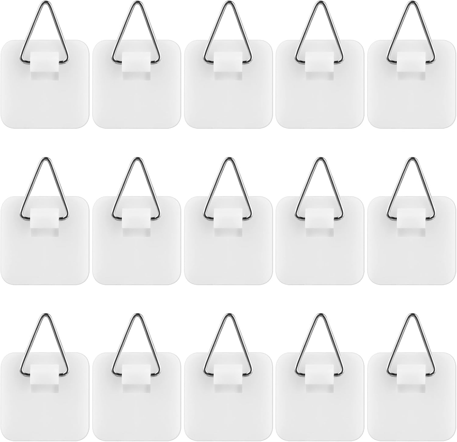15 Selbstklebende Bilderhaken Zum Aufhängen Von Bildern Ohne Bohren. Diese Haken, Auch Klebenägel Genannt, Eignen Sich Für Fotos, Puzzles, Poster, Gemälde Und Andere Dekorationsgegenstände.