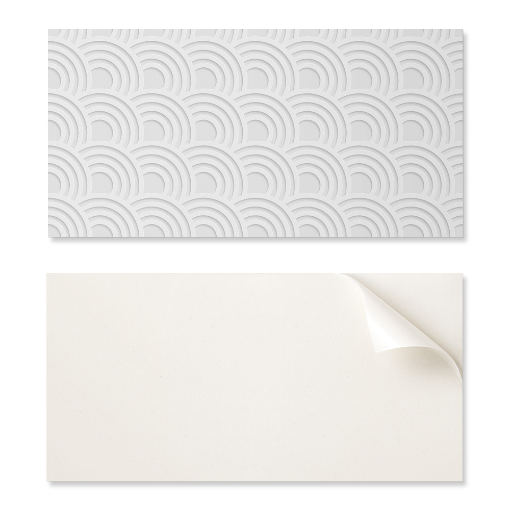 Geklebte Pvc-platte Mit Wellenbogenmuster, Ideal Für Den Flur, 100 X 50 Cm