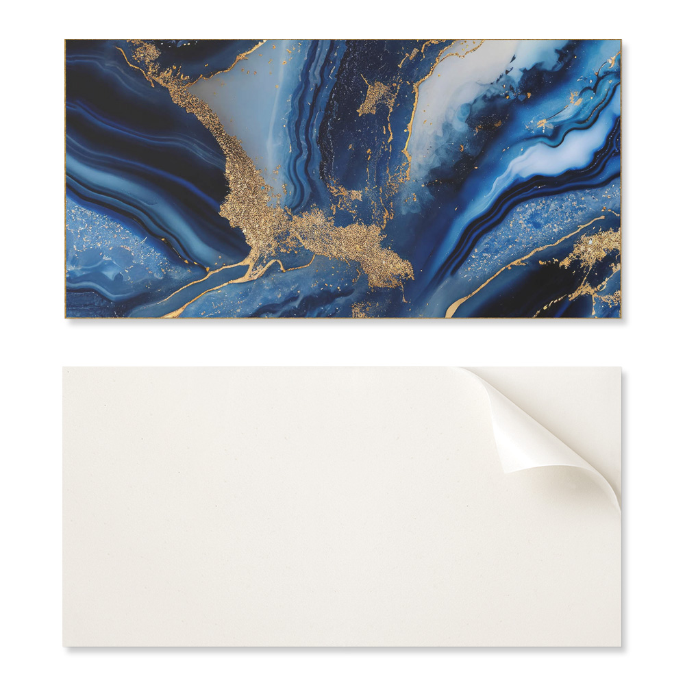 Selbstklebende Pvc-platte Mit Motiv, Ideal Für Den Flur, 100 X 50 Cm, Abstraktes Wellenmuster