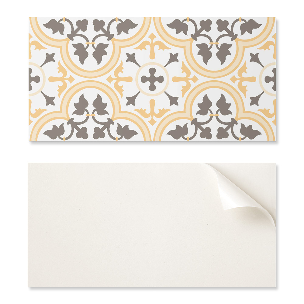 Geklebte Pvc-platte Mit Motiv, Ideal Für Flure, 120 X 60 Cm, Pflanzenmuster Auf Dem Hintergrund
