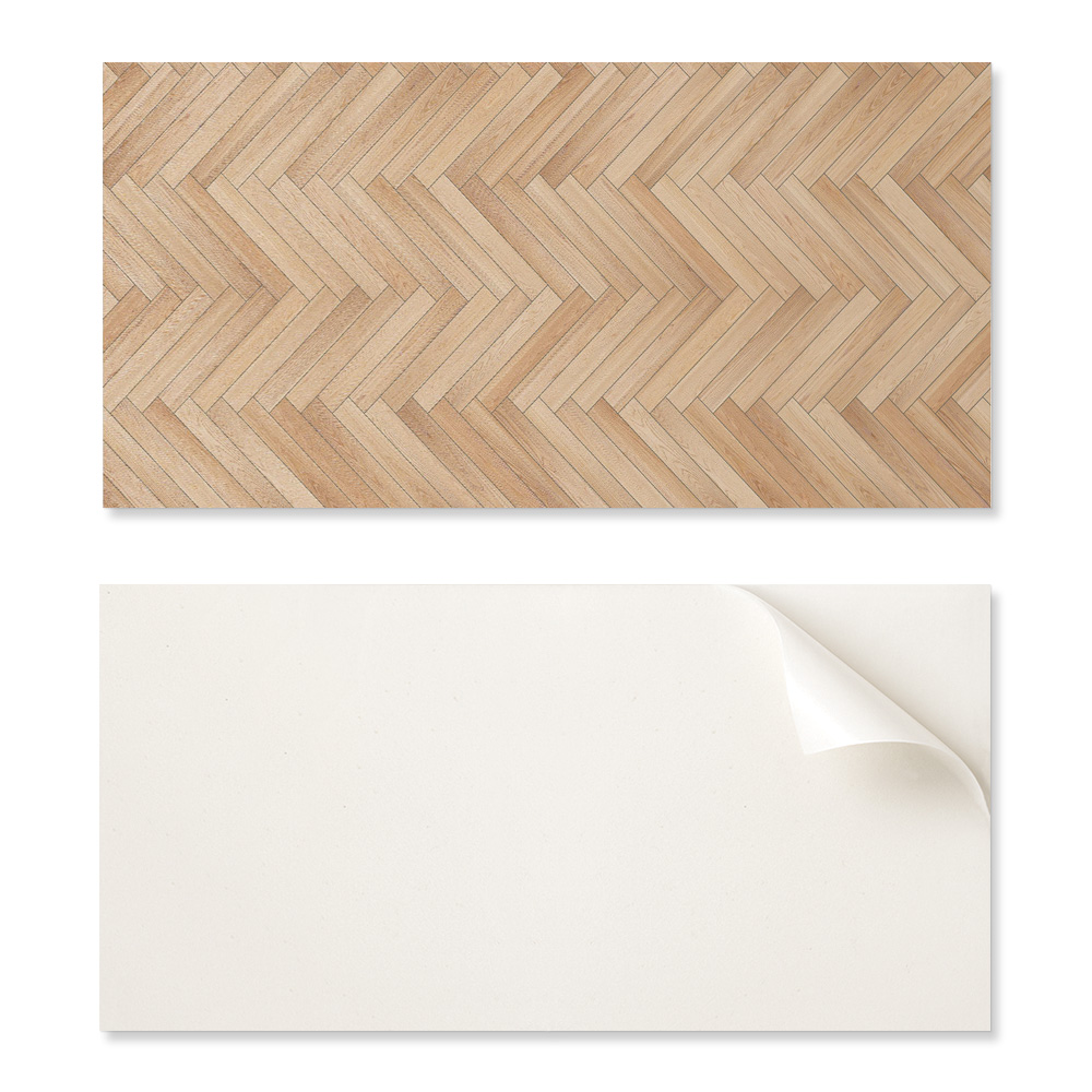 Selbstklebende Pvc-platte Mit Fischgrätmuster, Ideal Für Den Flur, 120 X 60 Cm