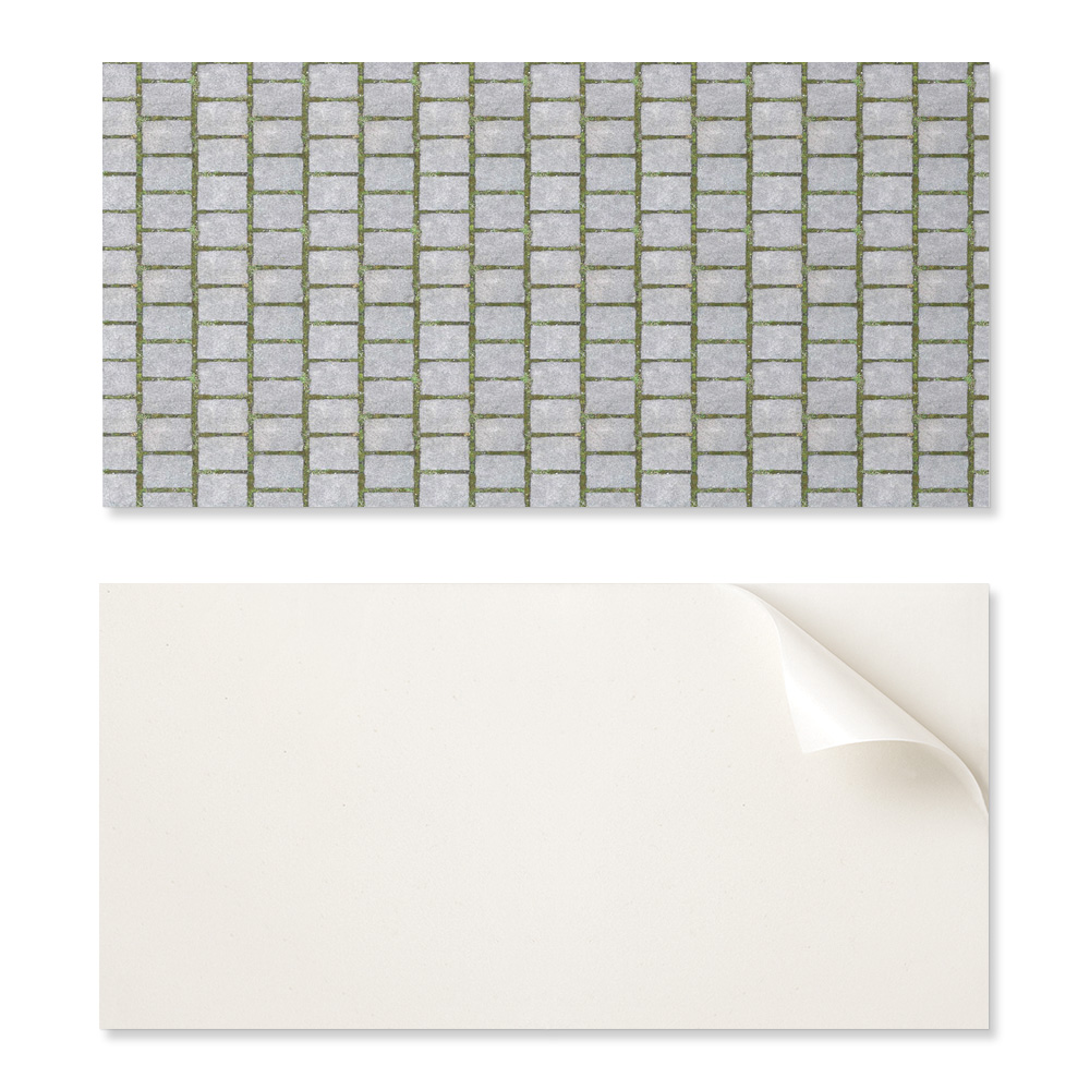 Verklebte Pvc-platte Mit Ziegelsteinmuster, Ideal Für Den Flur, 120 X 60 Cm