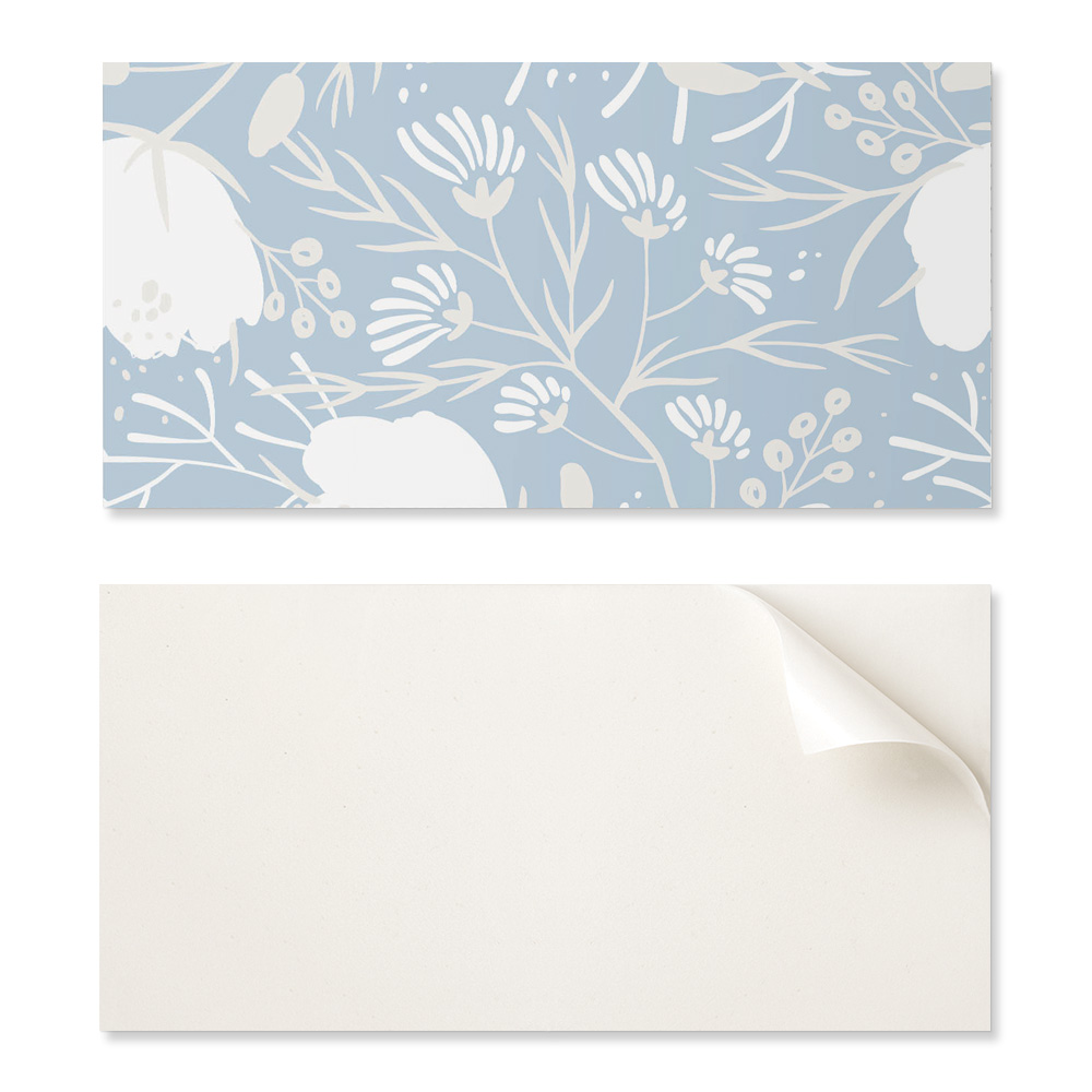 Selbstklebende Platte Mit Aufdruck – Ideal Für Die Küche, 120 X 60 Cm, Florales Muster Im Hintergrund