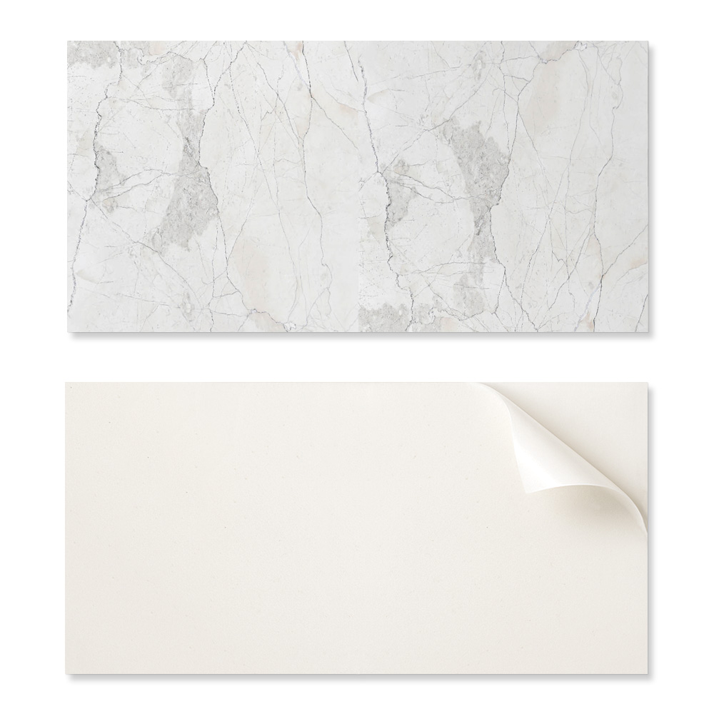 Selbstklebende Dekorplatte Für Die Schnelle Wandgestaltung, 120 X 60 Cm, Naturmarmoroptik