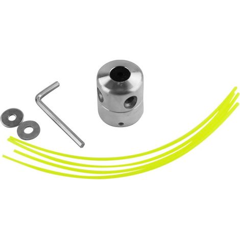 Set Bestehend Aus 1 Universellem Aluminium-freischneiderkopf, Doppeltem Nylonfadenkopf, Fadenspule Und Freischneiderzubehör