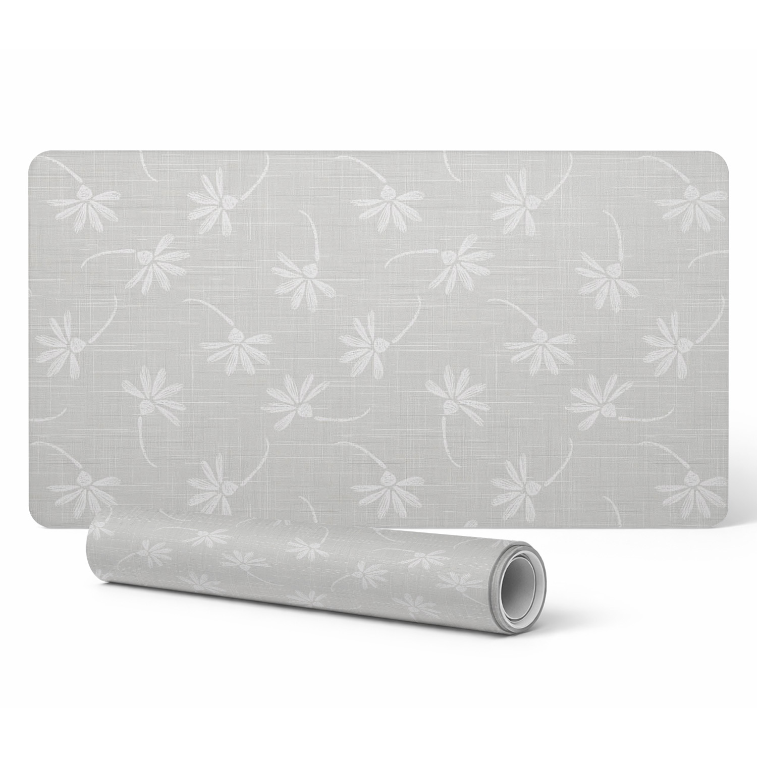 Dekorative Laptop-schreibtischunterlage Mit Blumenmuster, Stoff, 100 X 50 Cm