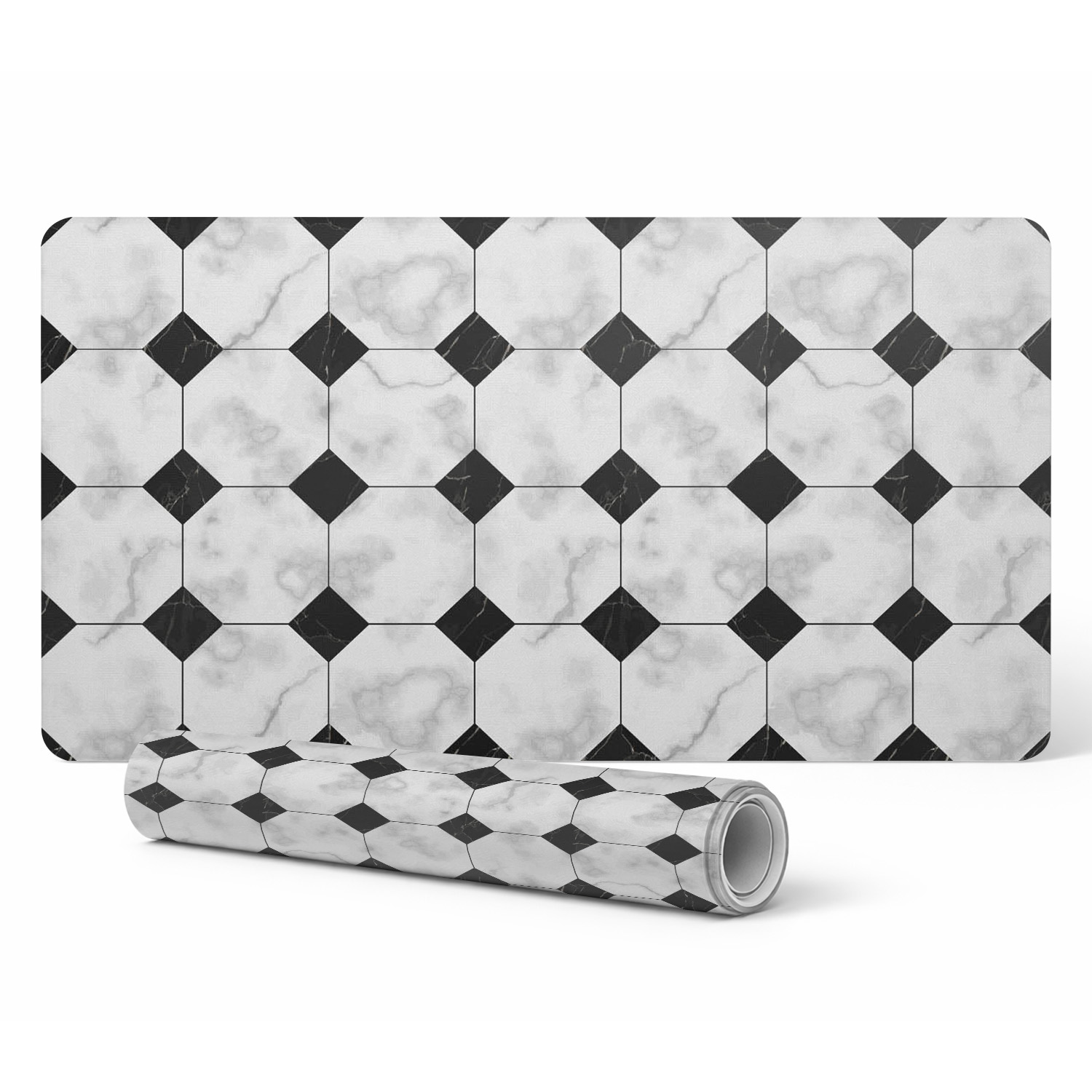 Schutzmatte Für Schreibtisch Und Tisch, Geometrisches Fliesenmuster, 100 X 50 Cm