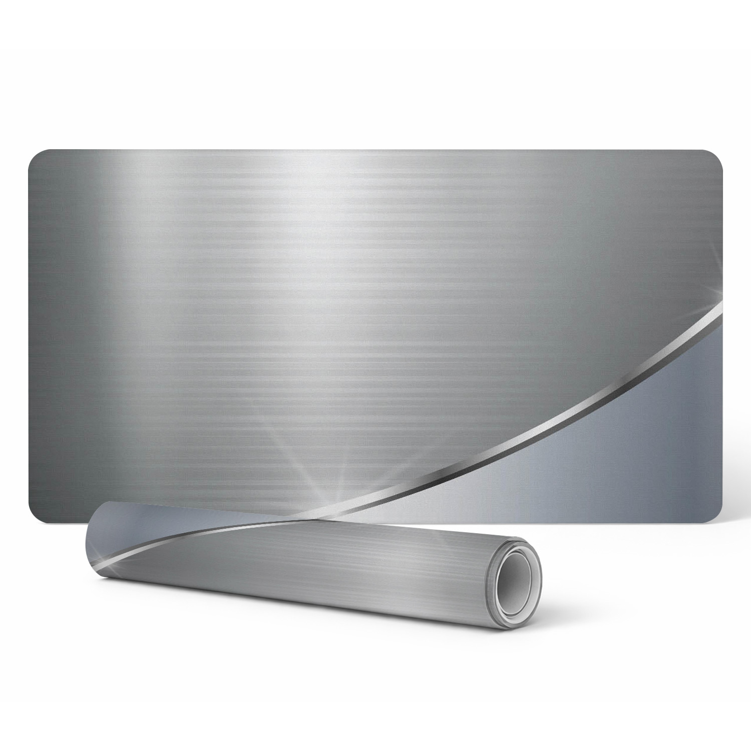 Dekorative Schutzmatte Für Bürotische, Metallic-optik, 120 X 60 Cm