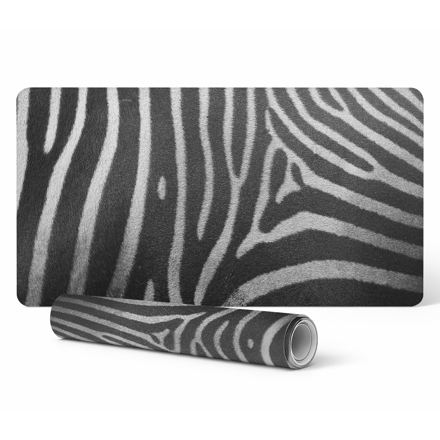 Moderne Schreibtischunterlage Mit Originalem Zebrastreifenmuster, 120 X 60 Cm