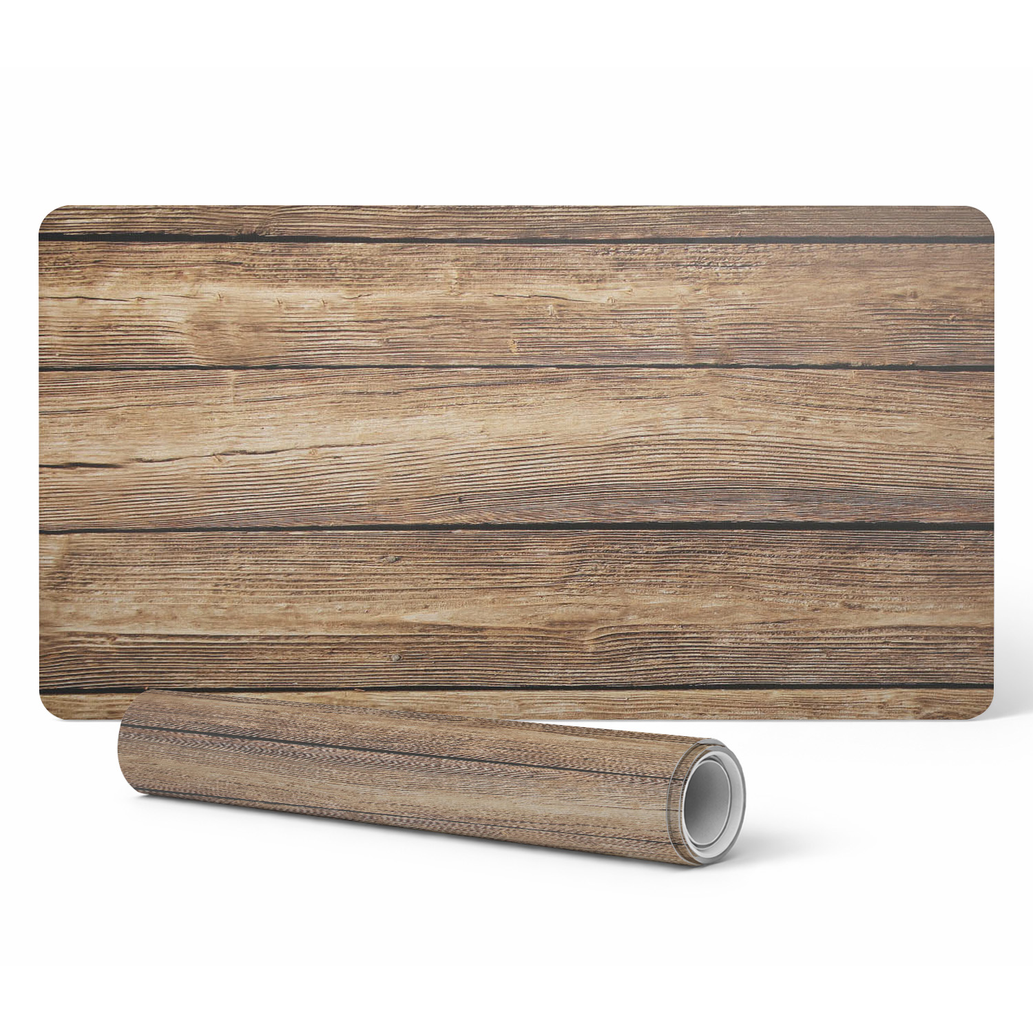 Dekorative Schutzmatte Für Bürotische, Holzoptik, 120 X 60 Cm