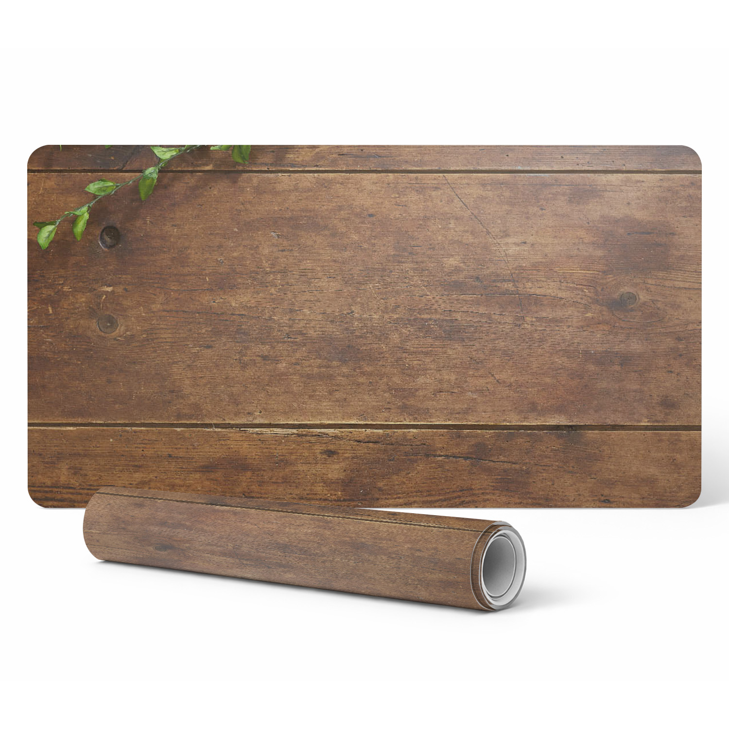 Elegante Dekorative Schreibtischunterlage Aus Holz Mit Ausziehplatten, 120 X 60 Cm