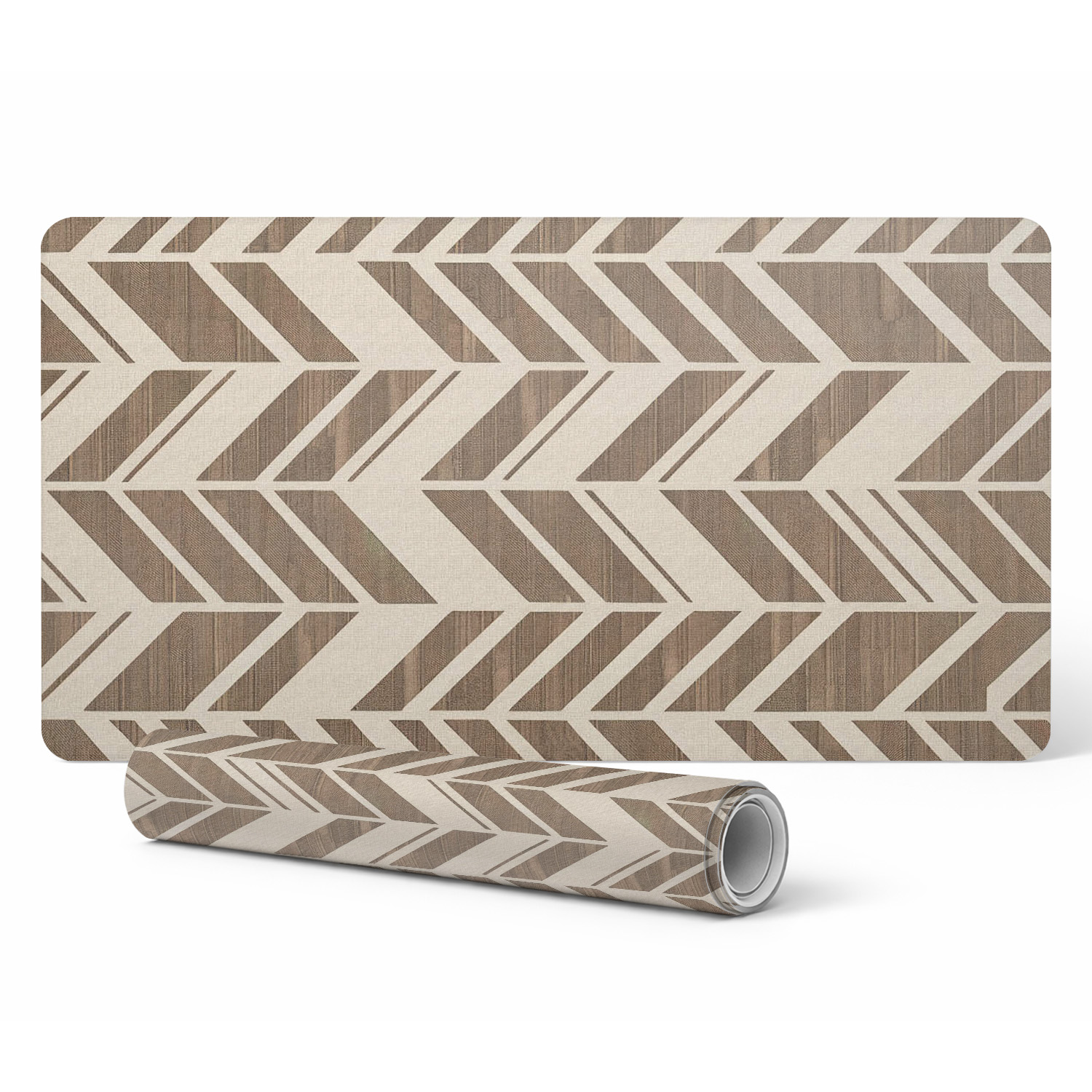 Strapazierfähige Gaming-matte Mit Geometrischem Retro-muster, 90 X 45 Cm
