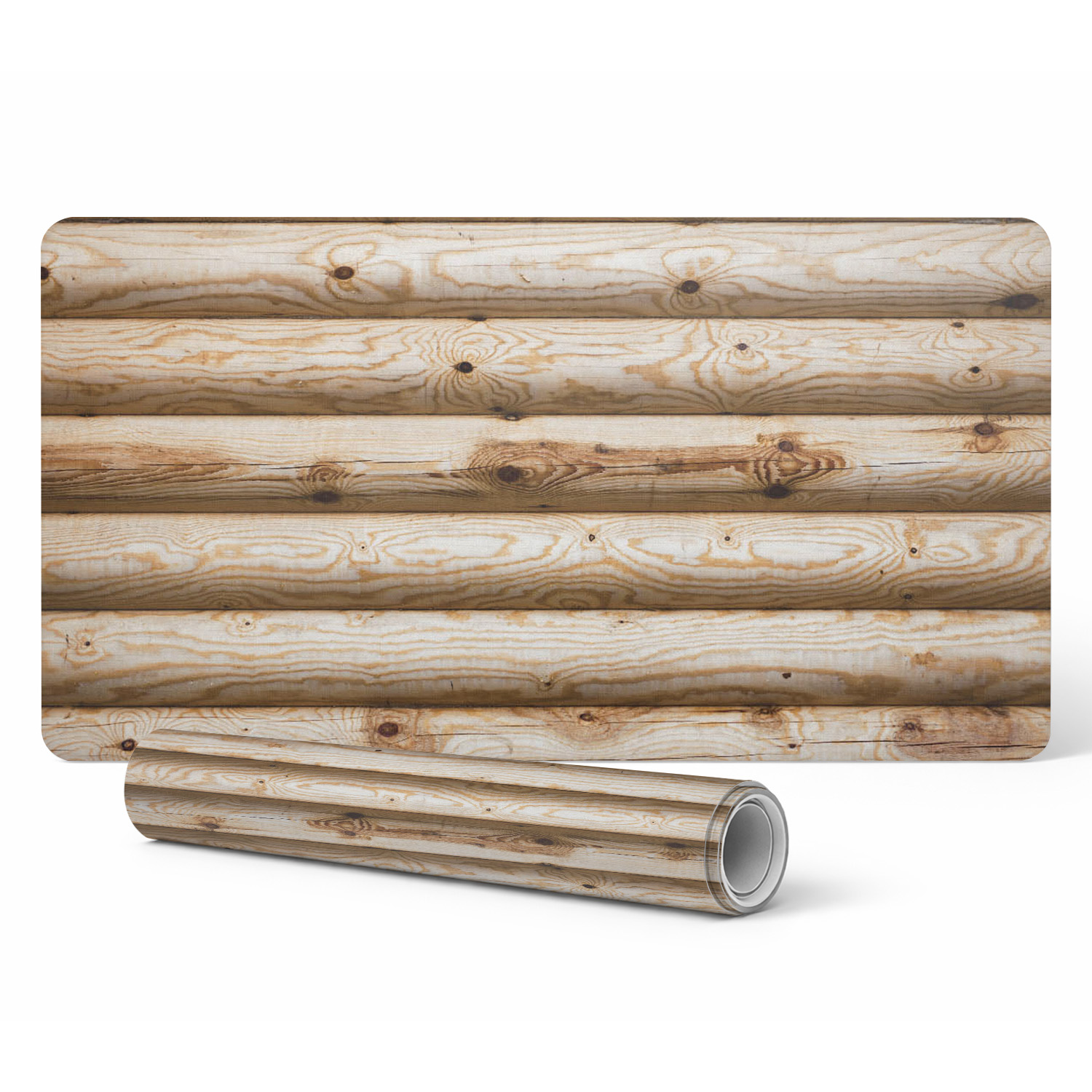 Dekorative Gaming-schreibtischmatte, Holzstamm-motiv, 90 X 45 Cm
