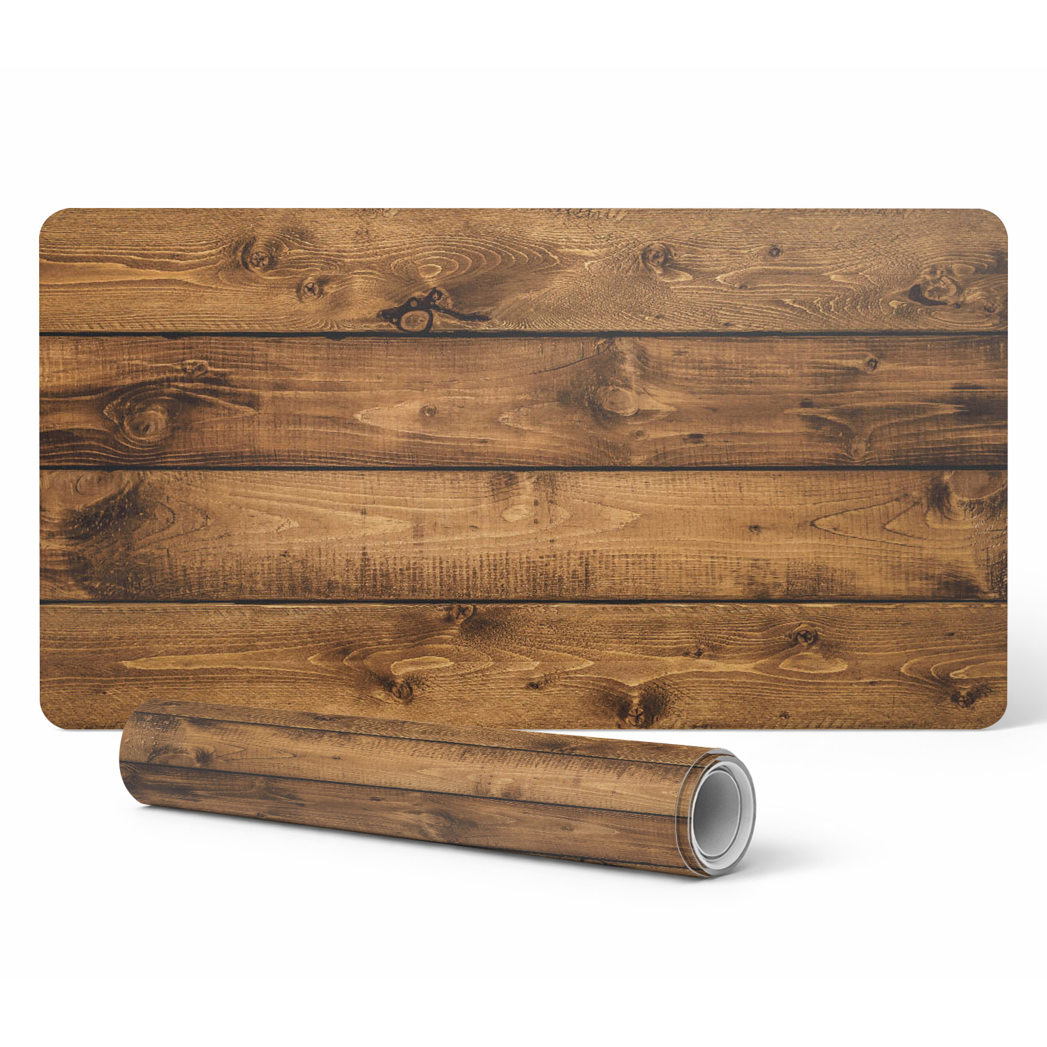Moderne Tastaturschutzmatte Aus Rustikalem Holz, 90 X 45 Cm