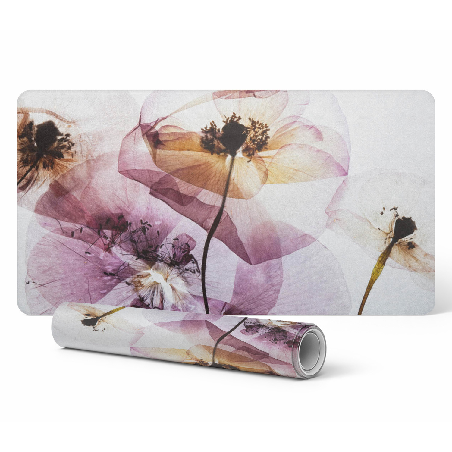 Universelle Schutzmatte Für Computergeräte, Ätherisches Blumenmuster, 90 X 45 Cm