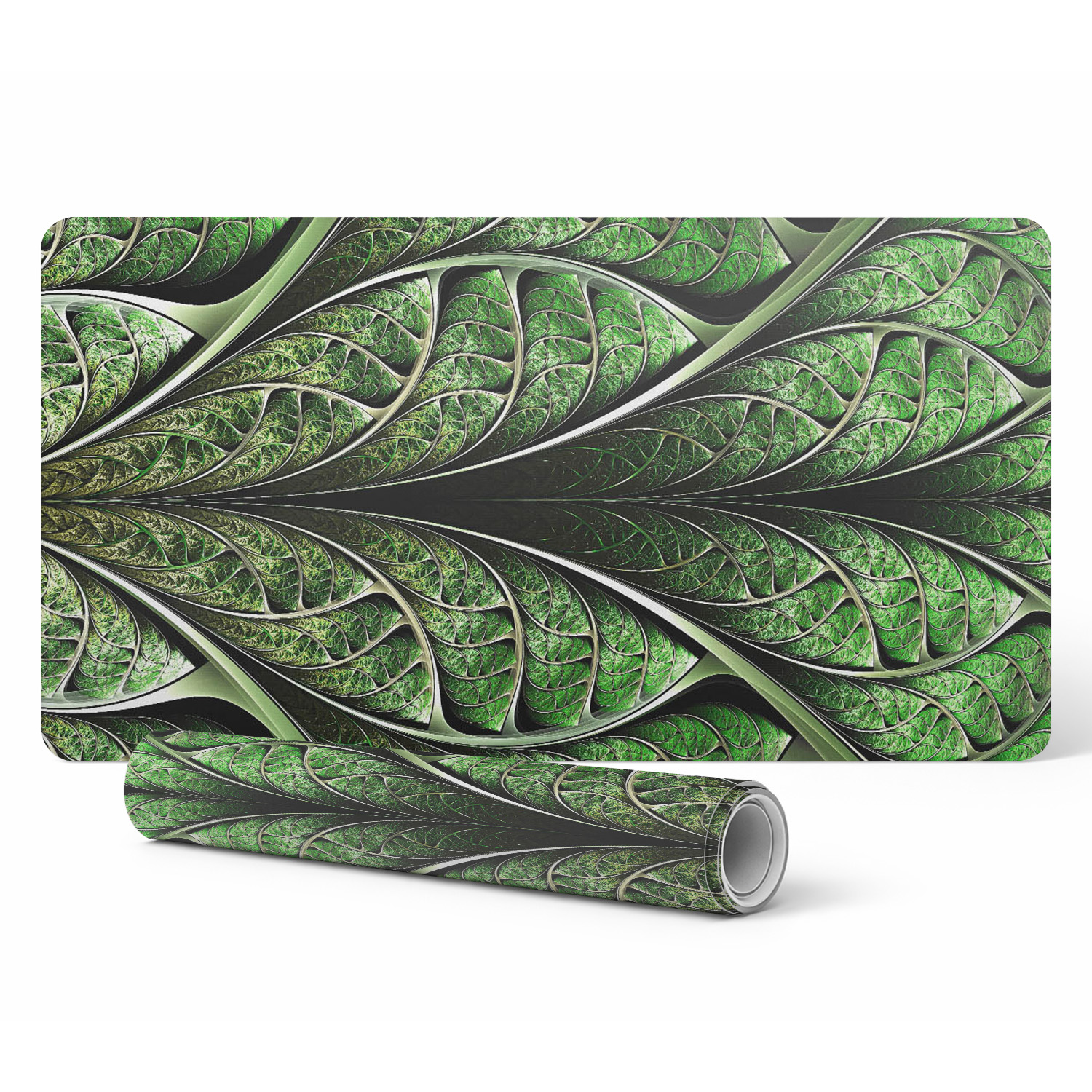 Schutzmatte/schreibtischunterlage/tischplatten-blatt-fraktal 90 X 45 Cm