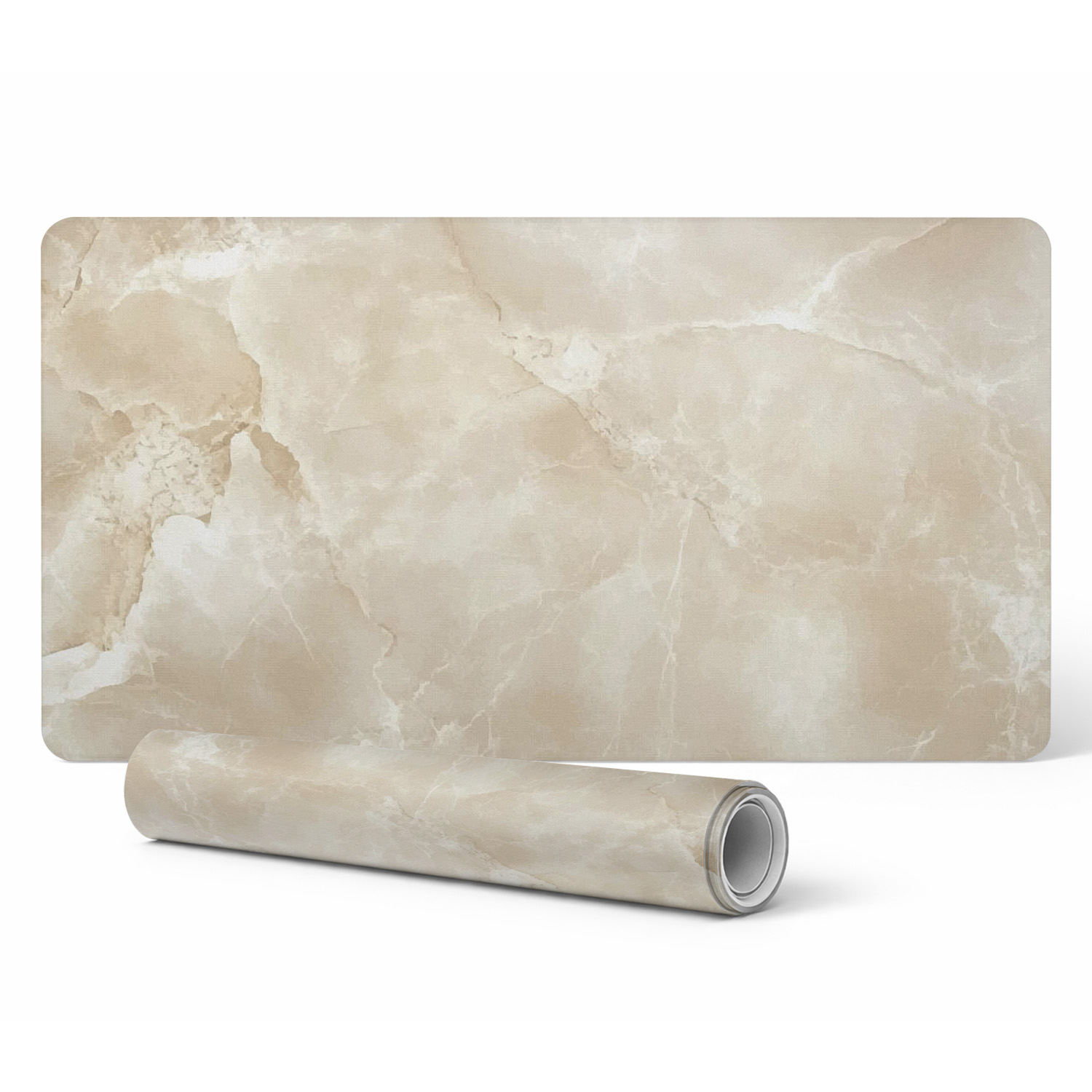 Schutzmatte Für Arbeitsplatten In Büros, Unternehmen Und Betrieben, Marmoroptik, 90 X 45 Cm