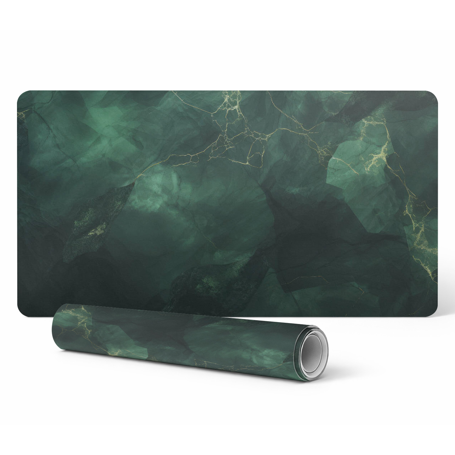 Dekorative Schutzmatte Für Bürotische, Marmor-optik, 90 X 45 Cm