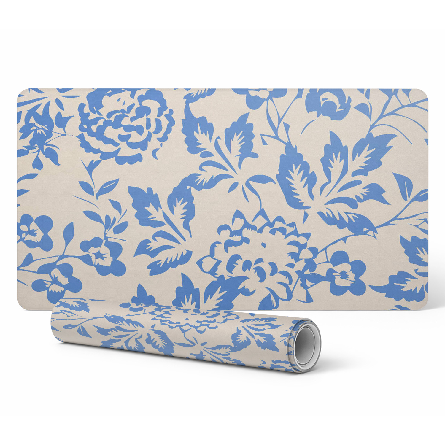 Tischschutzmatte Mit Modischem Vintage-blumenmuster, 90 X 45 Cm