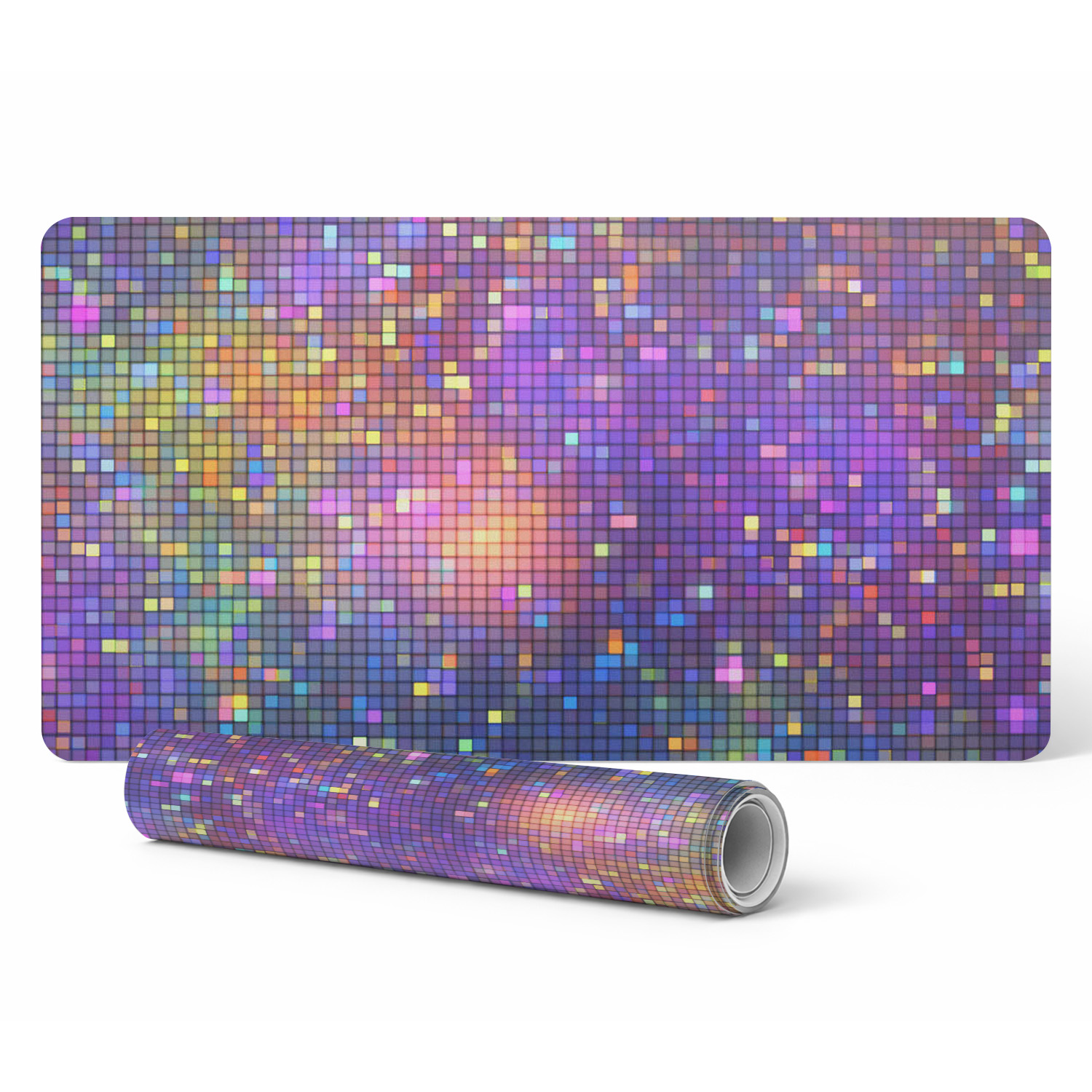 Schutzmatte/schreibtischunterlage/tischplatten-pixelmosaik 90 X 45 Cm