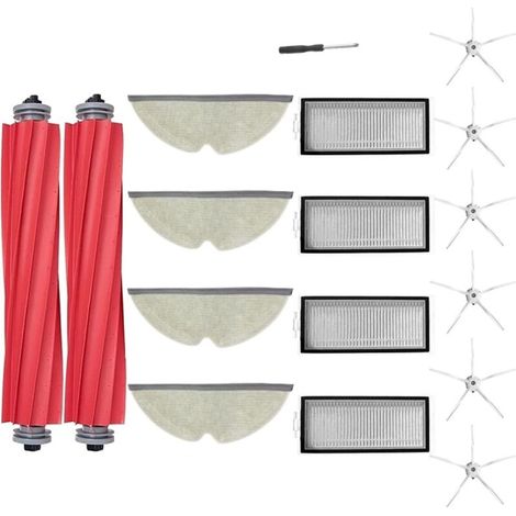 Kompatibel Mit Dem Roborock T8 Saugroboter Und Dem Zubehör Q7max+: Hauptbürste, Seitenbürste, Staubbeutel, Reinigungsflüssigkeitsfilter Und Reinigungstuch.