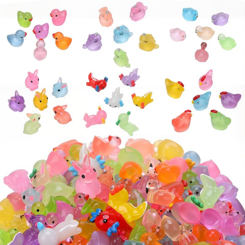 120 Mini-tiere Aus Kunstharz, Entzückende Figuren, Zur Dekoration Eines Gartens, Eines Puppenhauses Oder Jeder Anderen Einrichtung.
