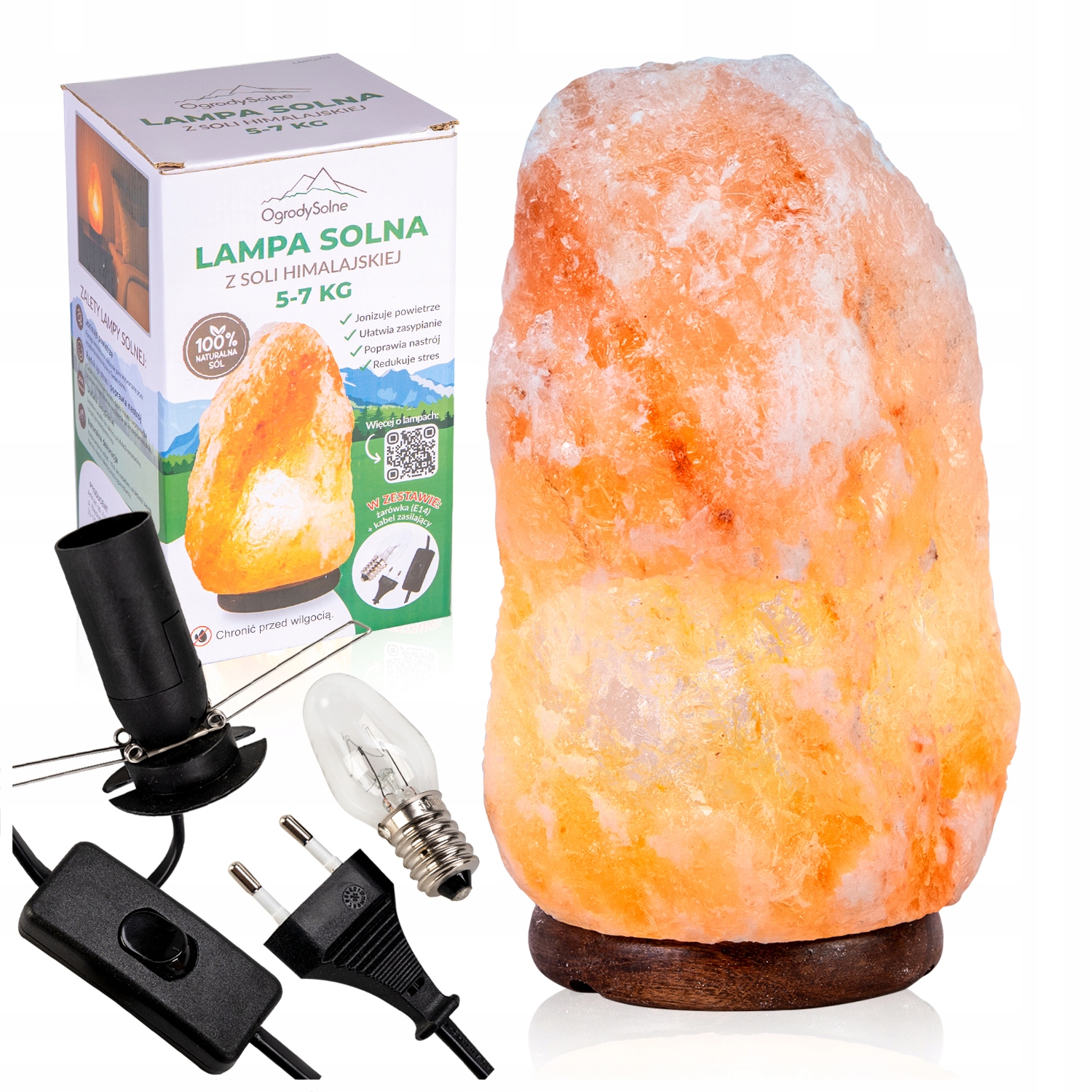5-7 Kg Himalaya-salzlampe, Luftionisator