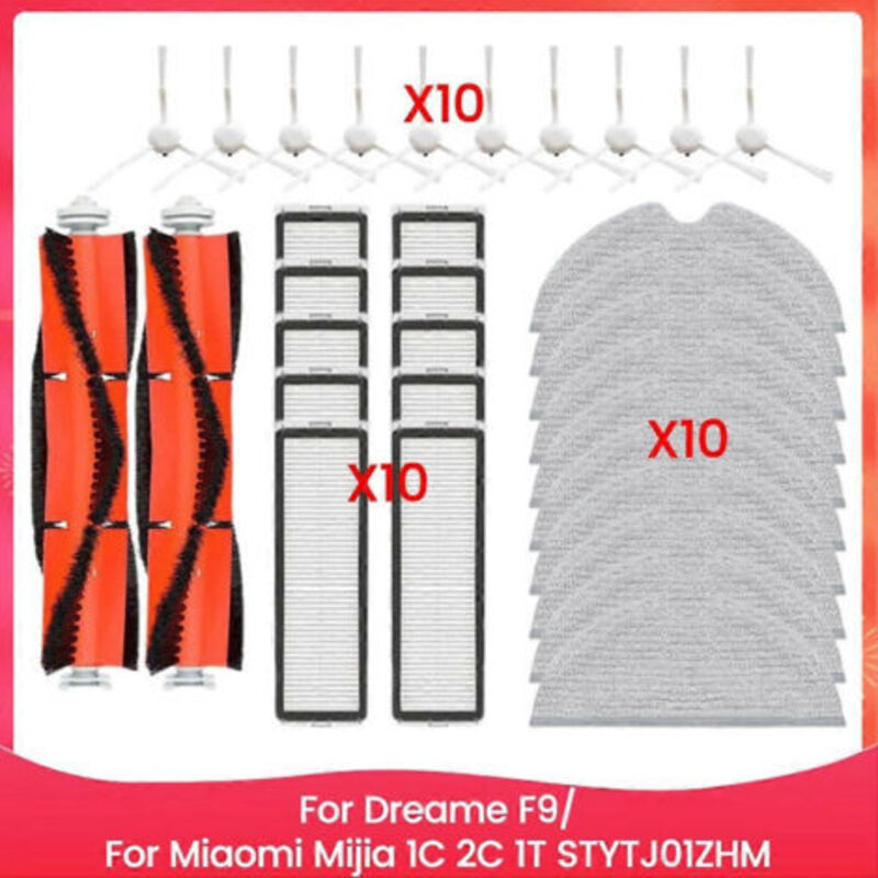 Für Dreame F9/xiaomi Mijia 1c 2c 1t Stytj01zhm Hauptseitenbürste Reinigungstuch Hepa-filter Effektive Reinigung