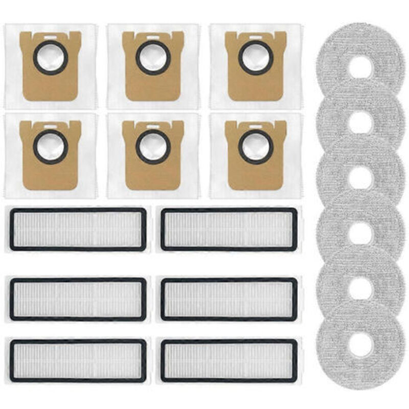 18-teiliges Set Für Den Xiaomi Mijia 5 Pro / Ov21cn Staubsauger: Hepa-filter, Reinigungstuch, Staubbeutel.