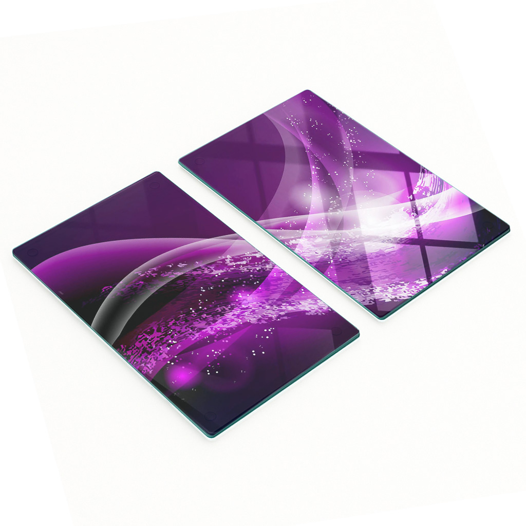 Multifunktionale Dekorative Glasplatten „abstrakte Welle“ 2 X 30 X 52 Cm