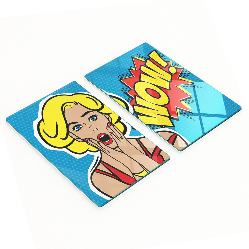 Multifunktionale Küchen-dekorationsplatten Aus Gehärtetem Glas – Wow 2 X 30 X 52 Cm