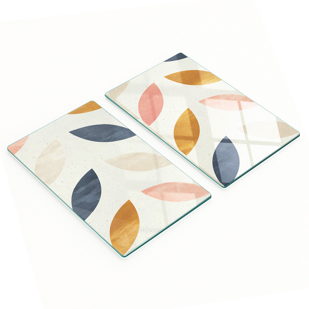 Multifunktionale Dekorative Glasplatten Im Skandinavischen Stil, 2 X 30 X 52 Cm