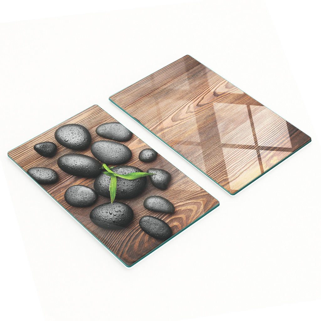 Gehärtete, Multifunktionale Dekorplatten Aus Glas, Spa-steine, 2 X 30 X 52 Cm