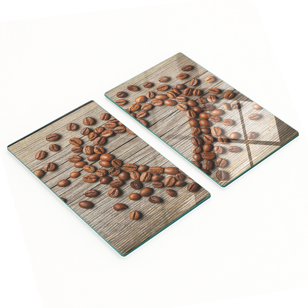 Dekorative Schneidebretter Aus Gehärtetem Glas Für Kaffeebohnen, Herzform, 2 X 30 X 52 Cm