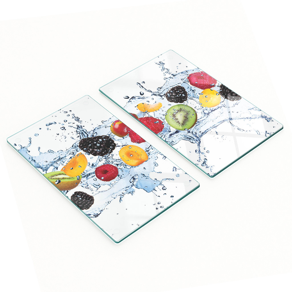 Multifunktionale, Dekorative Glasplatten Für Die Küche, Obst- Und Wasserspiele, 2 X 30 X 52 Cm