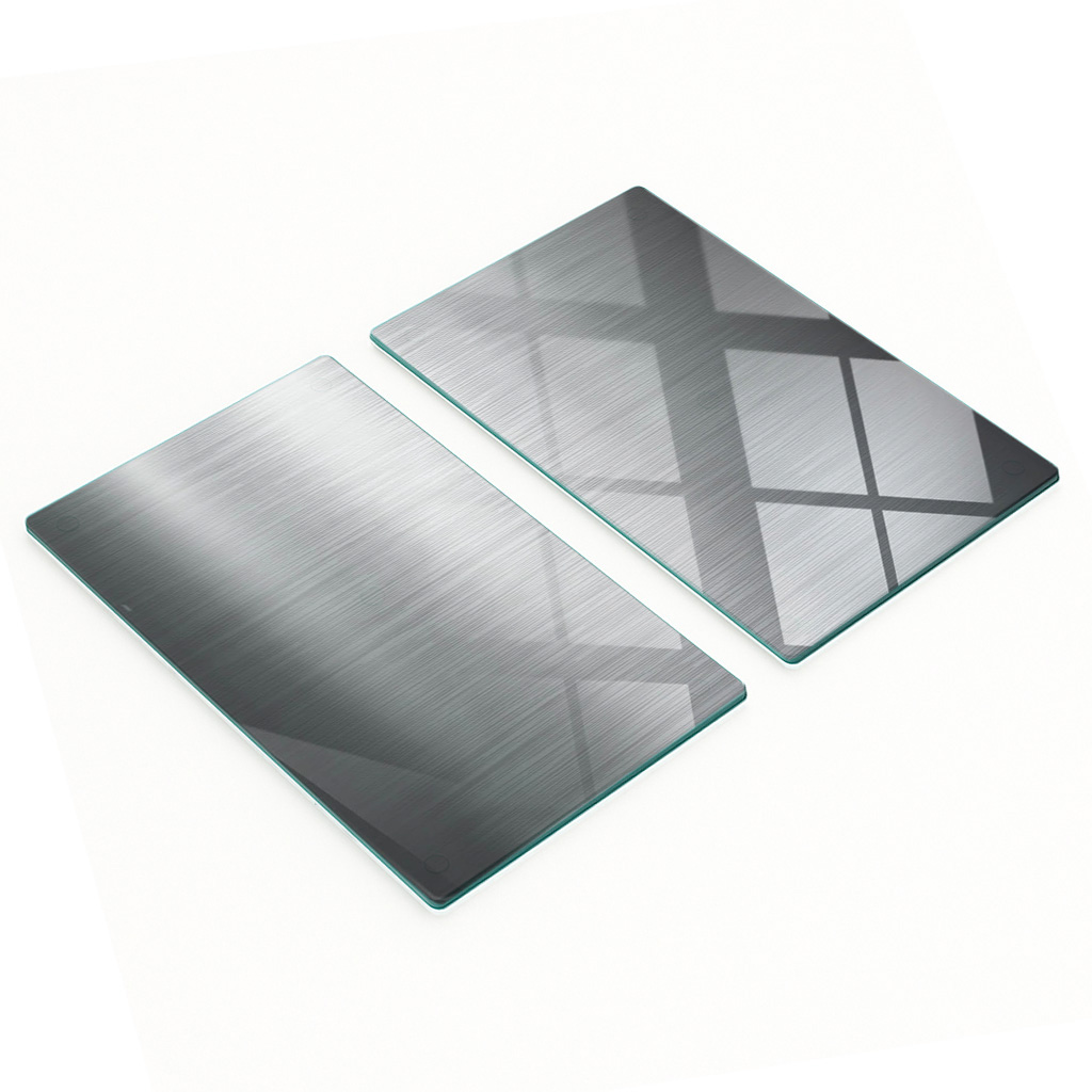 Multifunktionale, Dekorative Küchen-glasplatten Mit Metallhintergrund, 2 X 30 X 52 Cm