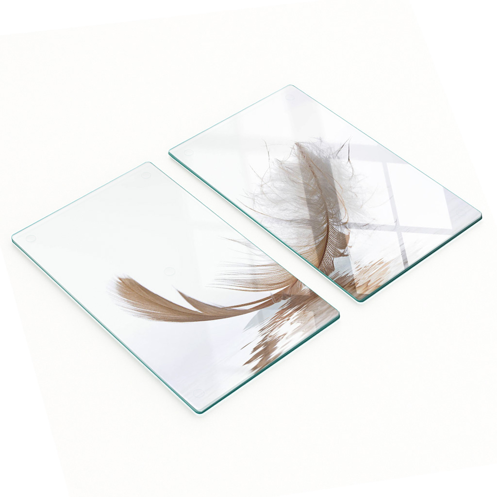 Dekorative Glas-küchenschneidebretter, Spring Water, 2 X 30 X 52 Cm