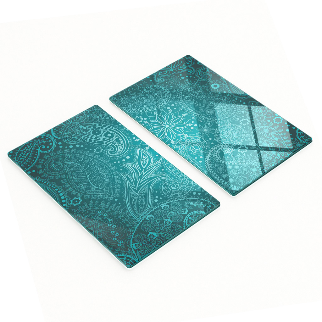 Dekorative, Multifunktionale Glasplatten Aus Gehärtetem Glas, 2 X 30 X 52 Cm