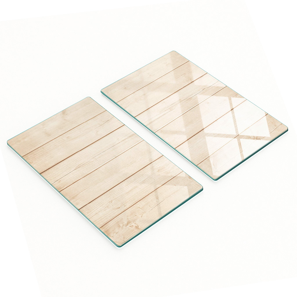 Multifunktionale Küchen-dekorationsplatten Aus Gehärtetem Holz, 2 X 30 X 52 Cm