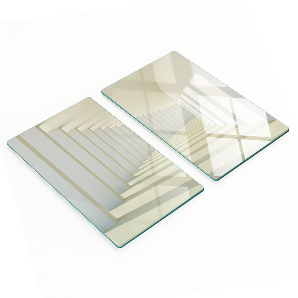 Dekorative Glasbretter Zum Servieren Von Snacks Im Flur, 2 X 30 X 52 Cm