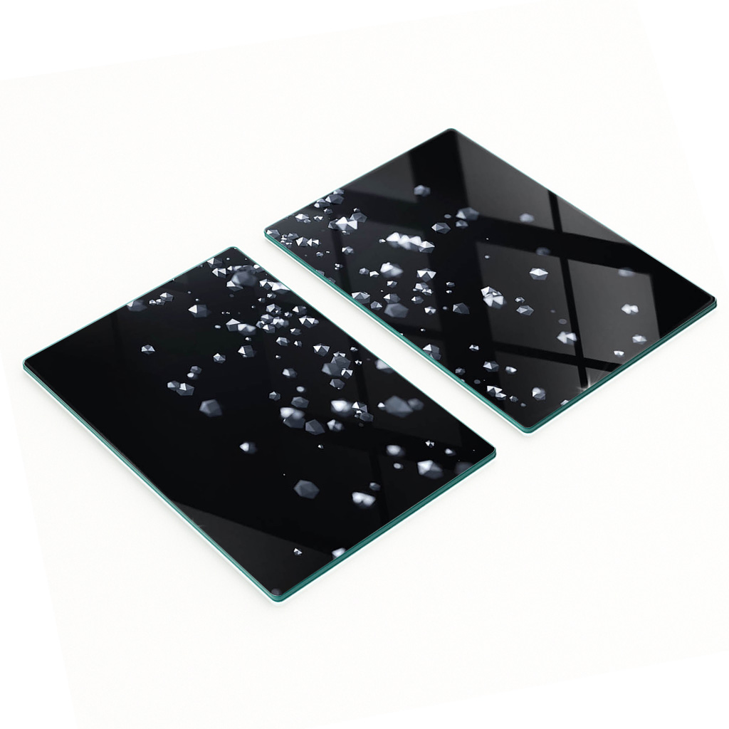 Multifunktionale Küchen-dekorationsplatten Aus Gehärtetem Glas, 3d, 2 X 40 X 52 Cm