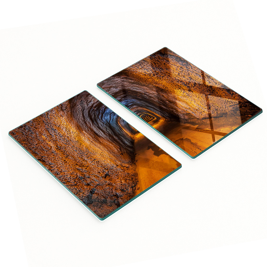 Multifunktionale Dekorative Glasplatten Mit Drucktunnel 2x40x52 Cm