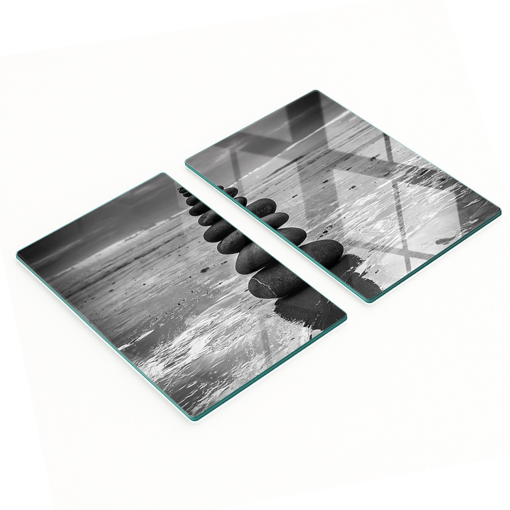 Dekorative Glas-snackbretter, Balanciersteine, 2 X 40 X 52 Cm