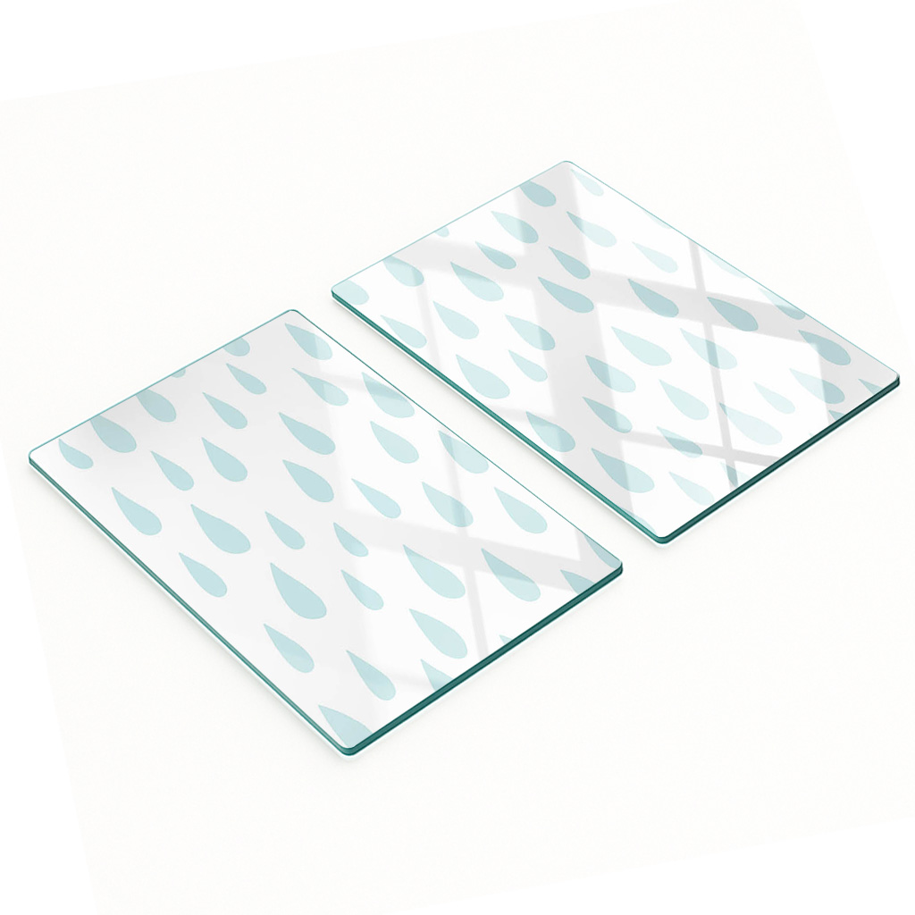 Dekorative Glasbretter Zum Servieren Von Snacks Kropelka 2x40x52 Cm