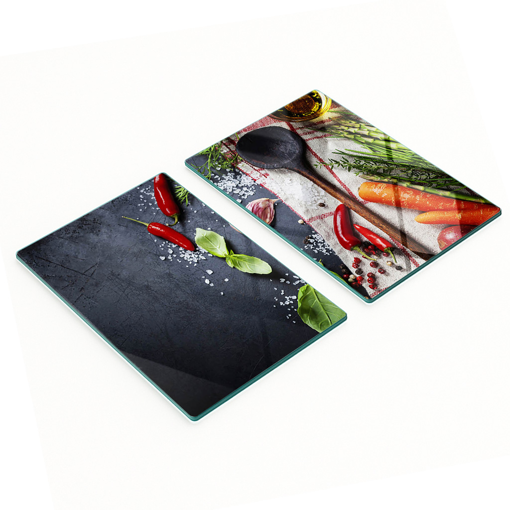 Multifunktionale Küchen-dekorationsplatten, Gehärtete Zutaten, 2 X 40 X 52 Cm